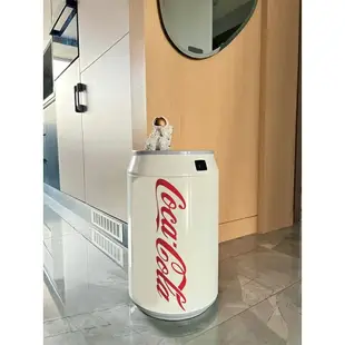 可口可樂智能垃圾桶 感應雪碧垃圾桶 家用易拉罐 廚房衛生桶客廳可愛可樂罐