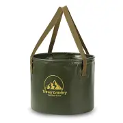 20L Collapsible Bucket Folding Large Capacity Leakproof Huge Loading Fishing Bucket Camping Water Bag Camping Supplies