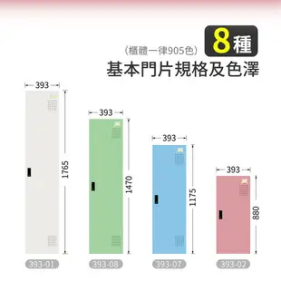 大富 D5（2門）KH-393-4002T (粉/綠/藍/橘/905色)多用途收納鑰匙鎖櫃 收納櫃 公文櫃（可改撥碼鎖）