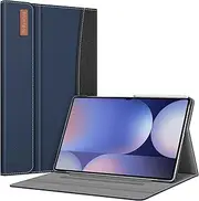 [FINTIE] Case for Samsung Galaxy Tab S8 Ultra 14.6 Inch 2022 (Model SM-X900/X906), Multiple Angle Portfolio Cover with Pocket Auto Sleep/Wake, Navy