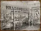 Hills Hoists Clothes Lines Rustic Tin Sign Vintage Australian made