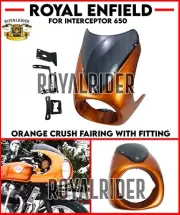 Royal Enfield - ORANGE CRUSH FAIRING WITH FITTING- For INTERCEPTOR 650 (for: Royal Enfield)