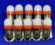 Pinball Machine 10 Pack of bright #44 Frosted 5050 SMD LED RED