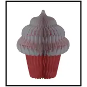 Valentine's Day Hallmark Paper Wonder Valentine's Day Honeycomb Cupcake Card