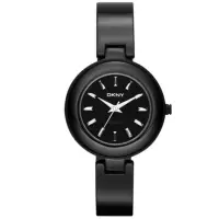 在飛比找momo購物網優惠-【DKNY】魅力潮流晶鑽陶瓷套錶組(黑 NY8727)