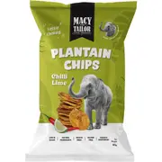 Macy and Tailor Plantain Chips Chilli Lime 85g