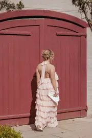 [PUP14] Zoella Maxi Dress - Pink XS light pink