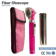 Diagnostic Pocket Otoscope Mini Pink Torch LED Medical ENT Ear Examination New