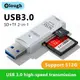 【日本代購】二合一讀卡機 USB 3.0 Micro SD TF 卡內存讀卡機高速多卡寫入器適配器閃存驅動器筆記型電腦配件