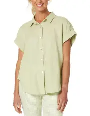 [Gordon Smith] Millie Linen Shirt in Celery