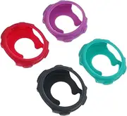 KICHOUSE 4PCS Silicone Protective Case Cover for Forerunner Shock Scratch Resistant Design Accessories for Smart Watch