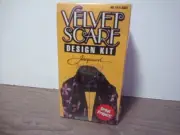 New Jacquard Velvet Scarf Design Kit Design your own Scarf