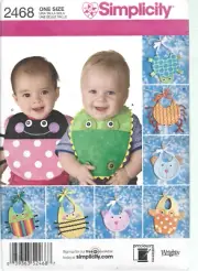 Simplicity Pattern #2468-Baby Bibs