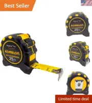 Precision 25' x 1" MagGrip Pro Tape Measure - Magnetic Hook with Engineer Scale