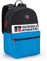 Russell Athletic Unisex Baseline 18" Backpack Black Blue New