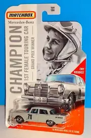 Matchbox 2020 Ewy Rosqvist Grand Prix Winner '62 Mercedes-Benz 220 SE Sedan #100