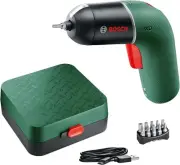 Bosch IXO VI Green Cordless Screwdriver with Bits & Case