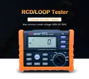 PEAKMETER Digital resistance meter RCD loop resistance tester Multimeter GFCI Lo
