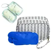 Breastmilk Cooler Bag with Ice Pack - Insulated Breast Milk Cooler Travel Bag...