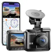 AZDOME 4K Ultra HD 2160P WiFi Dash Cam Car DVR Camera With GPS IR Night Vision