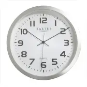 Baxter York Wall Clock (Silver)
