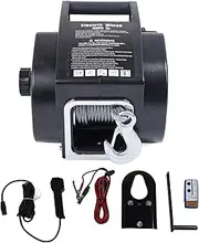 Gearwell Electric Cable Winch, 5000LBS Towing Capacity, Dual Mode Portable Winch, Compatible with Car Trailer, Truck Trailer, Boat, Low Noise Drill Winch
