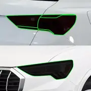 Fits Audi Q3 2019-2024 Tail Head Light Precut Smoked PPF Tint Headlight Film (for: Audi)