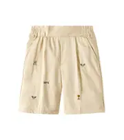 [Bonpoint] Bonpoint Christian embroidered cotton Bermuda shorts Y 14 beige