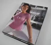 NIB Wolford Size L Cross Light Shirt Dragon Fruit Pink Stretch Lace Short Sleeve