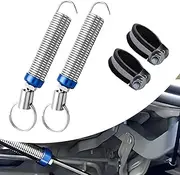 Sumjig 2 PCS Car Trunk Lid Modification Spring, 5.9In-9.44In Automatic Lifting Spring Device, Adjustable Metal Vehicle Lifting Spring Accessories, Universal for Most Cars (Silver)