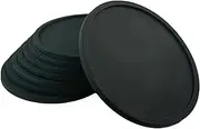 Drink Coasters Set of 8, Table Spill Protection for Wood or Granite, Marble Stone Surface - Fit Drinking Glass of Common Sizes