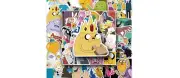 Adventure Time Themed Set of 50 Assorted Stickers Decal Set