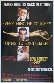 James Bond Goldfinger Poster 23 X 35