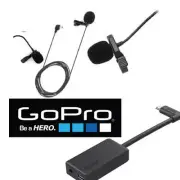 External Pro Lavalier Microphone For GoPro Hero5 Hero Session + AAMIC-001