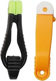 LeeQinersw 2Pcs Fishing Line Snap Clamp 1.3x4.2inch for Board Trolling Compact Sturdy