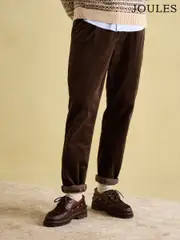 Joules Oaksey Brown Jumbo Cord Trousers (379326) | $127