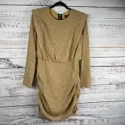 Ted Baker Women's Size M Quinci Mini Dress With Shoulders Detail