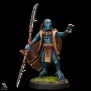 Aun Shi Tau Ethereal Tau Empire painted figure Warhammer 40k Pre-Sale | Art