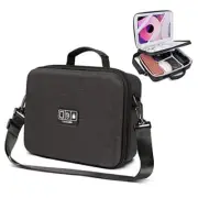 Electronic Organizer Travel Case Large, Hard Case for Electronics, Black-Large