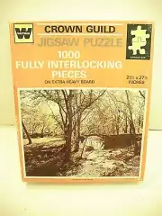 VINTAGE WHITMAN JIGSAW PUZZLE FACTORY SEALED 1000 PC