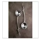 Salad Servers Set Floral Bud Design Salad Serving Utensils w/ Large Spoon & Fork