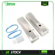 Tall Valve Covers 1/4" Rail SBC For 1958-1986 Small Block SBC Chevy 283 302 305