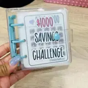 1000 Savings Challenge Binder, Money Saving Binder, Savings Challenges Book9423