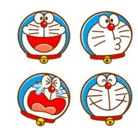 在飛比找蝦皮購物優惠-哆啦A夢 表情貼 DORAEMON LINE 表情貼 日本L