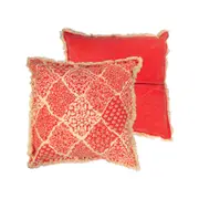 Canvas Club - Chelsea Cushion with Insert 45x45cm Red