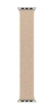 APPLE WATCH BRAIDED SOLO LOOP 45MM MQGY3AM/A - SIZE 2 - BEIGE