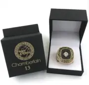 Wilt Chamberlain 76ers 1967 Championship Ring Display Box