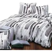 Black and White Artline Quilt Cover Set