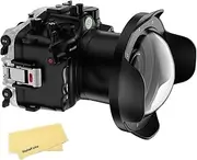 Seafrogs Underwater Housing for Canon EOS R5 Mark II, 40M Waterproof Case with WA005F Dome Port Kit, Waterproof Scuba Diving Case for Canon R5 II+ EF 17-40mm f/4L, RF14-35mm f/4L