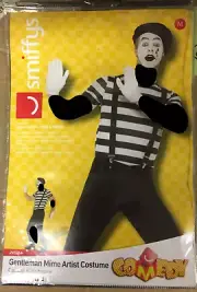 Smiffys Men's Gentleman Mime Artist Costume (Size MEDIUM)
